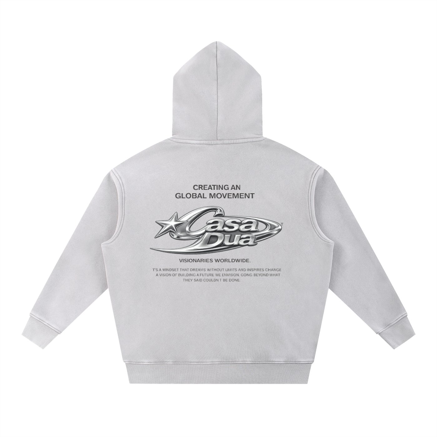 Snow Wash Fleece Oversize Hoodie